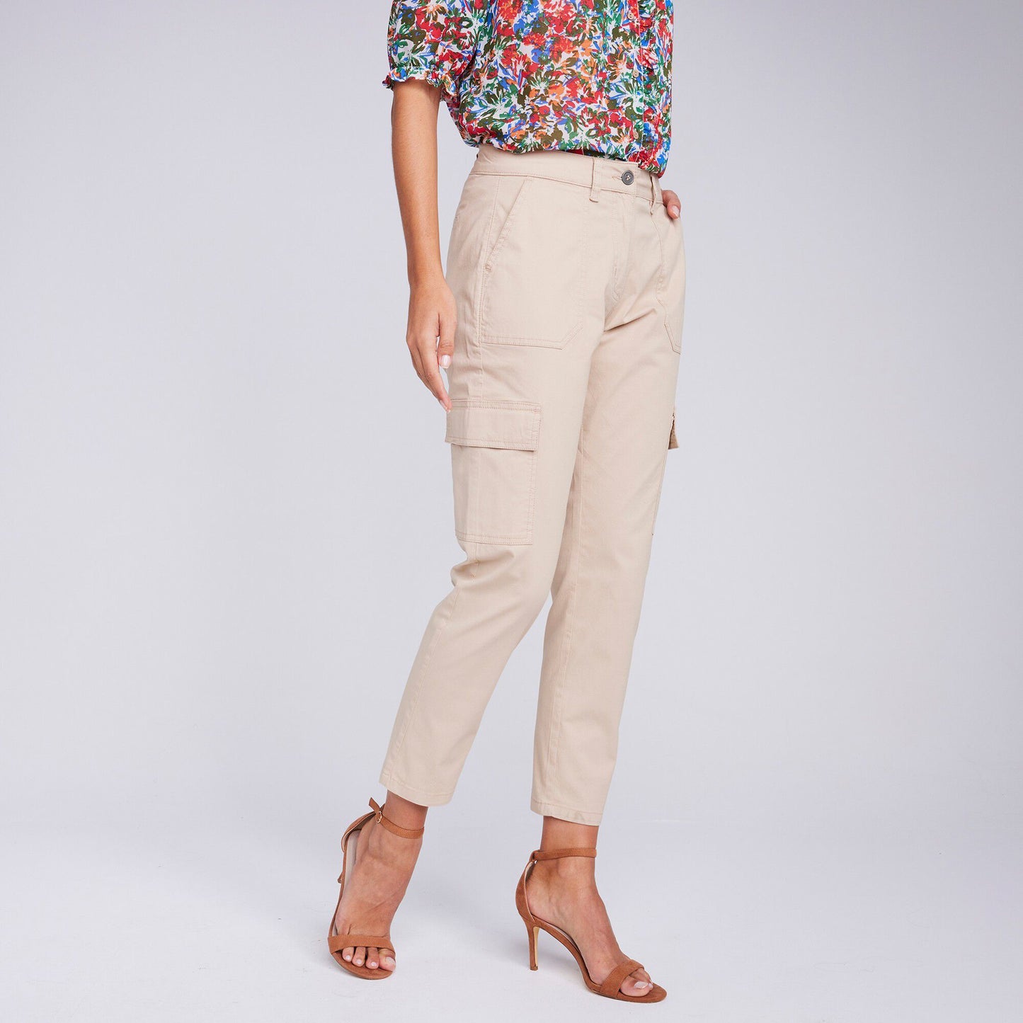 7/8th tapered cargo pants