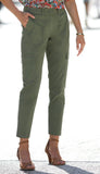 7/8th tapered cargo pants
