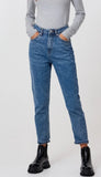 CROPP | Blue Mom Jeans - Classic Comfort and Style