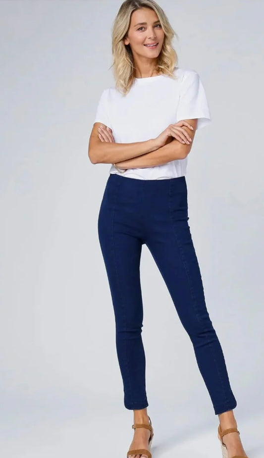 Tapered Cut Jegging | NAVY BLUE