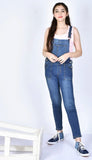Patch Pocket Denim Overalls