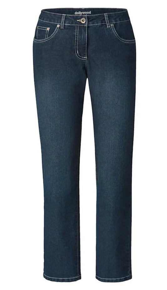 Dollywood | Slim Fit Denim Blue Jeans
