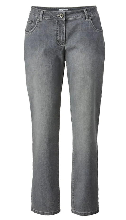 Dollywood | Slim Fit Charcoal Grey Jeans