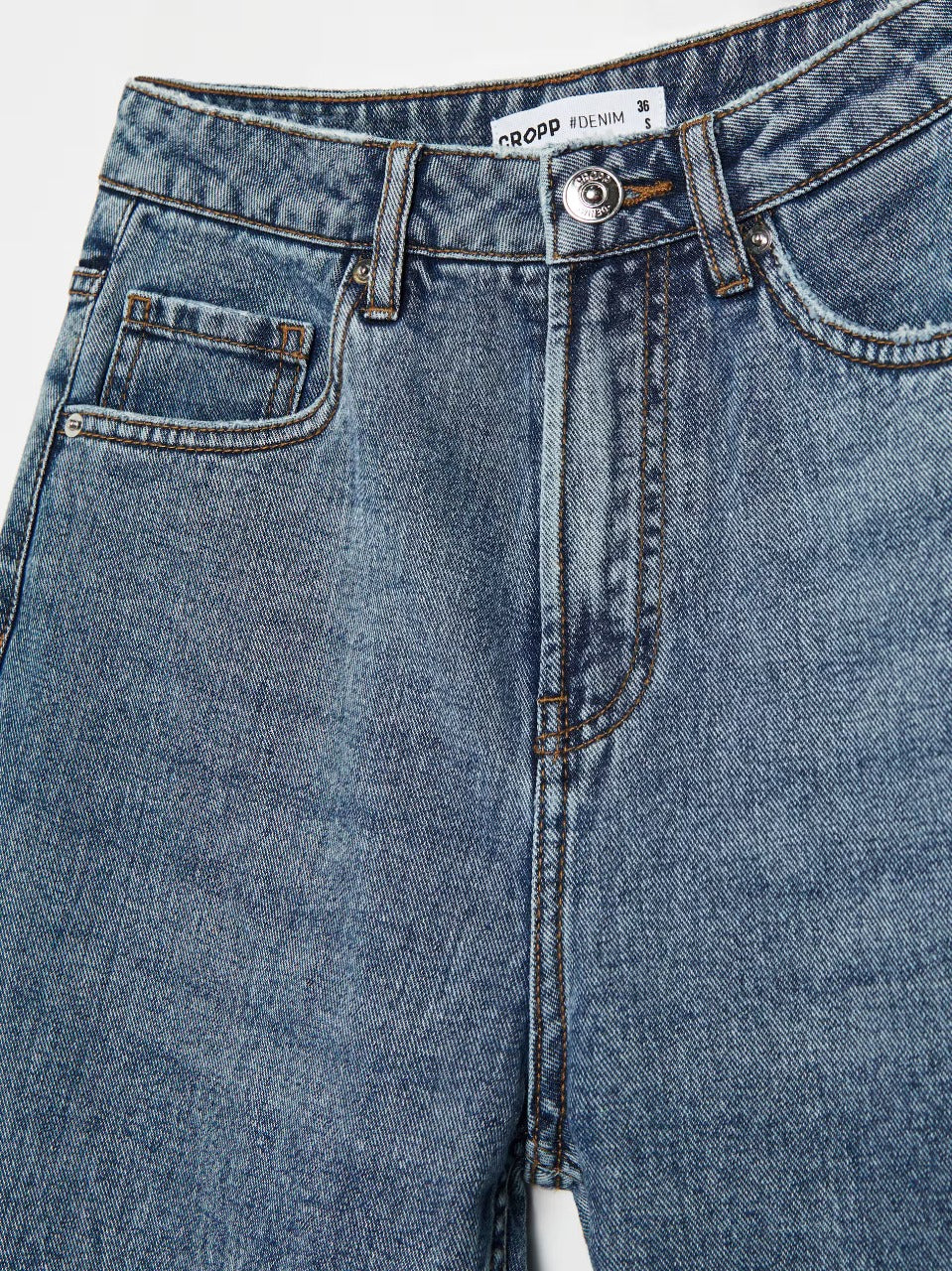 CROPP | Blue Mom Jeans - Classic Comfort and Style