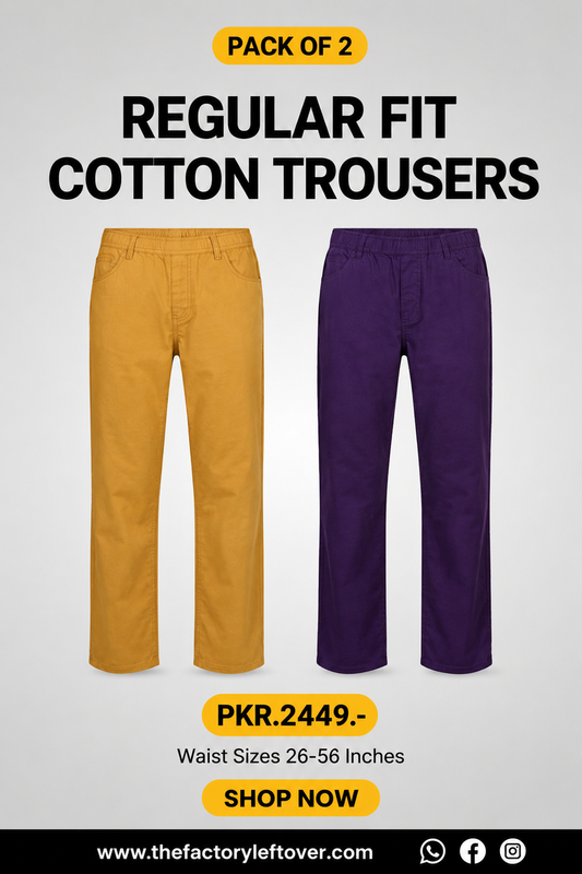 PACK OF 2 COTTON TWILL DENIM TROUSERS | JEGGINGS FOR WOMEN