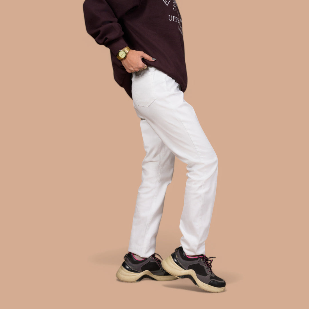 PACK OF 2 TWILL DENIM TROUSERS | JEGGINGS FOR WOMEN