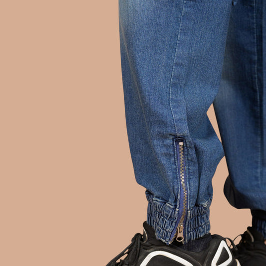 Women's Denim Jogger – Ultra Comfort | Stylish Fit for Gym, Casual & Everyday Wear