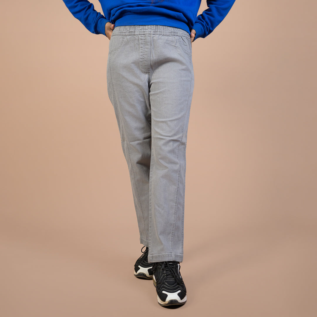 Power Stretch Regular Tapered | Denim Trouser For Women
