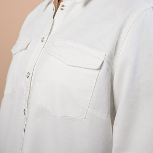 Button Down Shirt - White