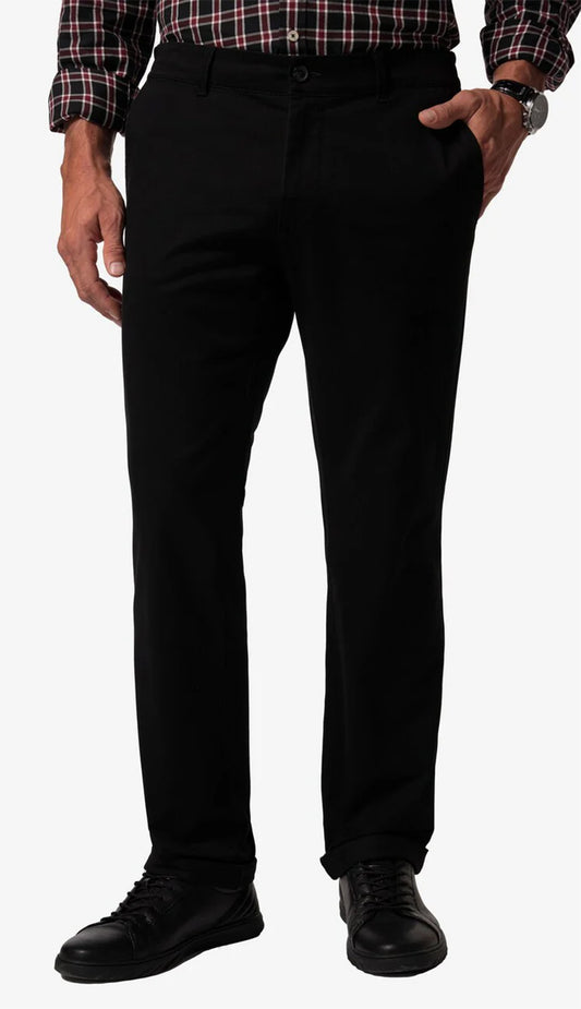 Men's Regular Fit Chino Pants – Black