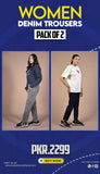 PACK OF 2 DENIM TROUSER | ALL COLORS AVAILABLE | JEGGINGS FOR WOMEN