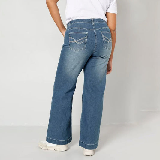 Dollywood | Blue Wide leg Jeans