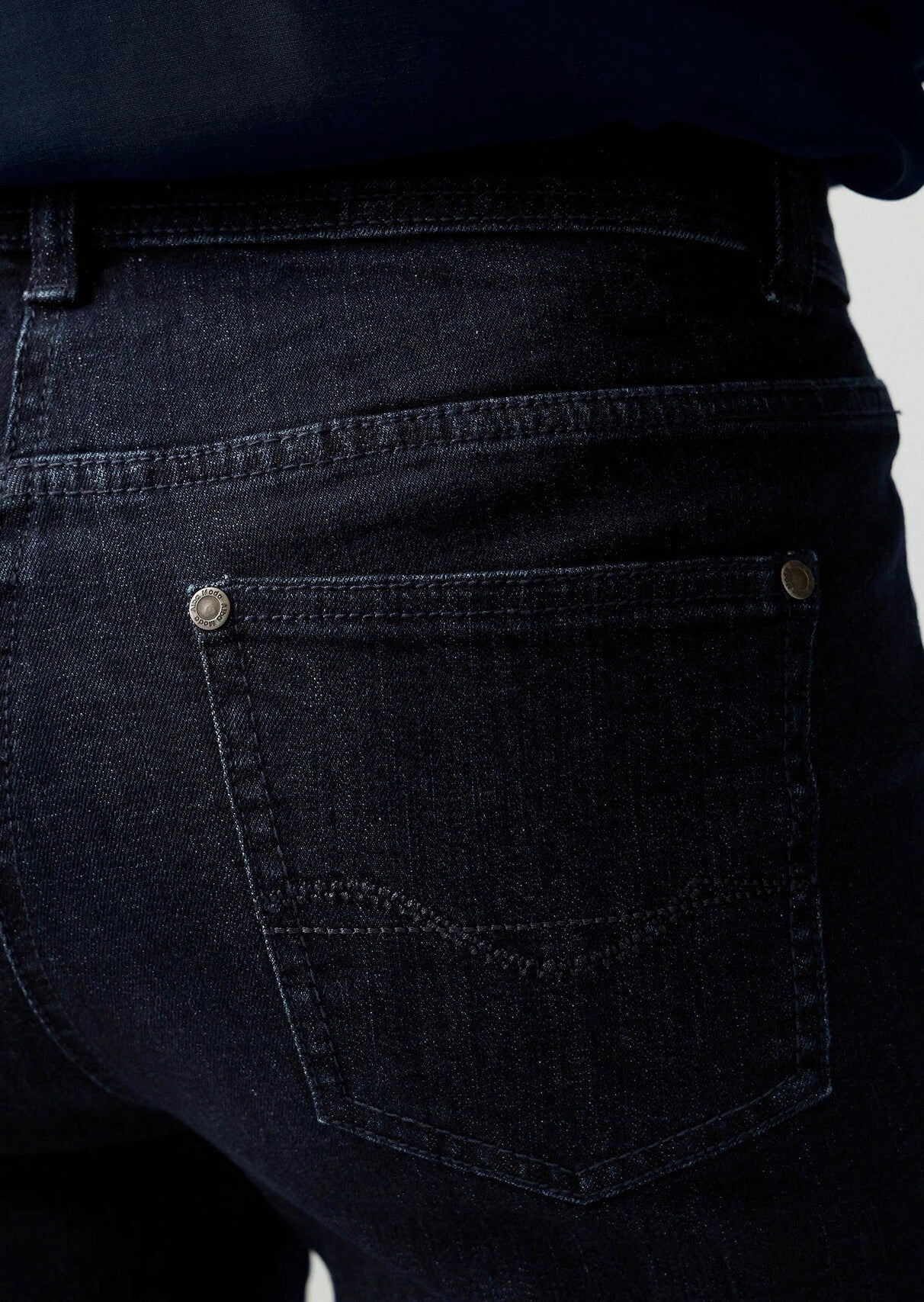 Denim Culottes with Turn-Up