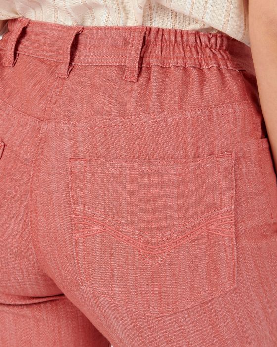 DMART | Stretch Canvas Jeans - Old Pink