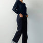 Denim Culottes with Turn-Up