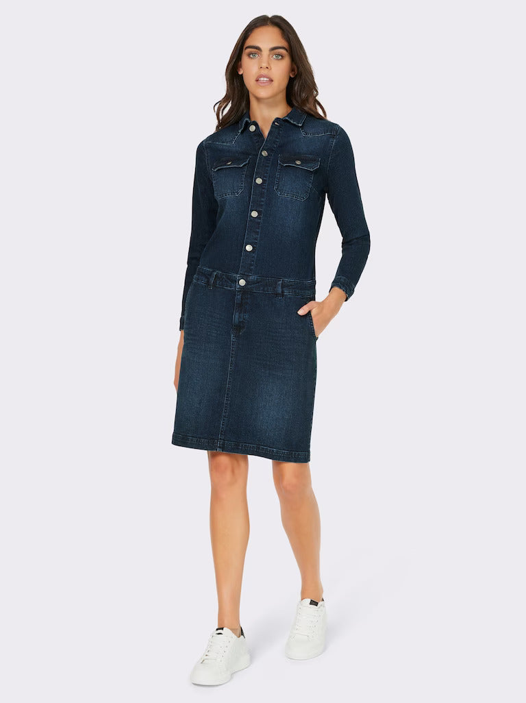 Denim 3/4 Coat for Women