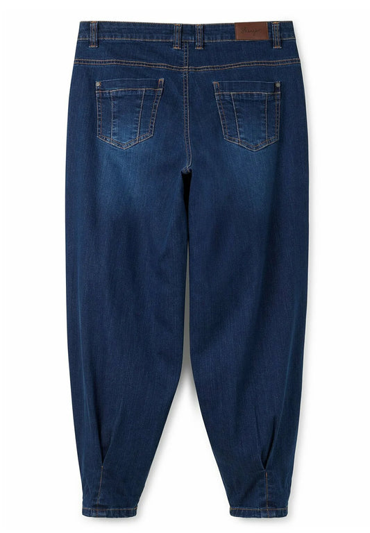 High Rise Relaxed Fit Jeans - Denim Blue
