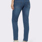 High-Rise Slim Fit Jeans with Decorative Buttons