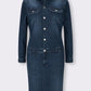 Denim 3/4 Coat for Women