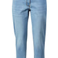 7/8 jeans, slim fit, 5 pockets, hem zipper