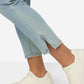 7/8 jeans, slim fit, 5 pockets, hem zipper