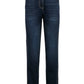 Jeans, straight fit, decorative rivets, 5-pocket