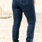 Jeans, straight fit, decorative rivets, 5-pocket