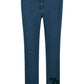 Jeans, slim fit, hem patch, 5-pocket