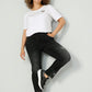Jeans, slim fit, hem with lace and decorative rivets, 5-pocket