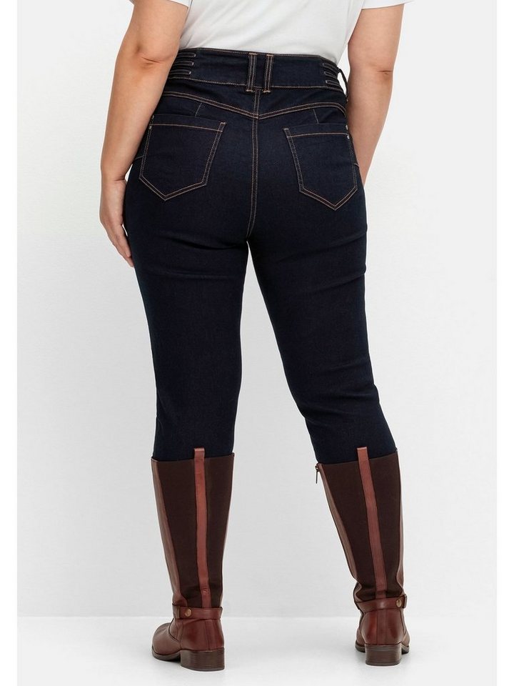 High-Waist Shaping Jeans with Extra Narrow Legs