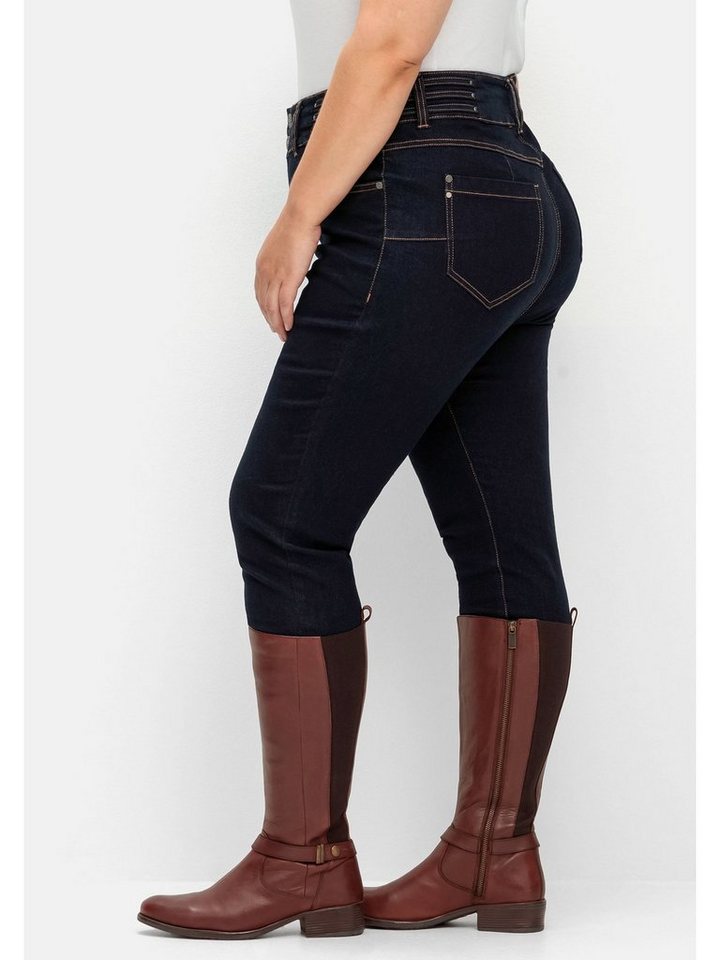 High-Waist Shaping Jeans with Extra Narrow Legs