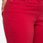 3/4 jeans, 5-pocket Jeans - Red