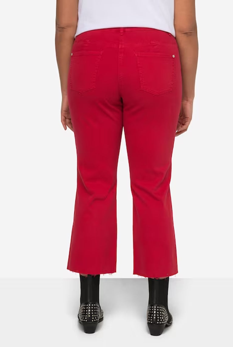 3/4 jeans, 5-pocket Jeans - Red