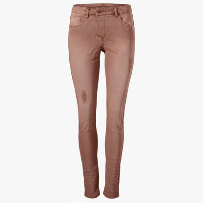 Brown Relaxed Fit Straight-Leg Jeans