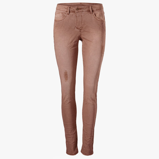 Brown Relaxed Fit Straight-Leg Jeans