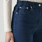 5-Pocket Regular Fit Jeans for Women - Navy Blue