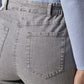 5-Pocket Regular Fit Jeans for Women - Grey