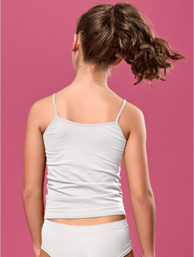 Pack of 3 Girls Camisole with Thin Straps - Perfect for Everyday Comfort