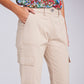 7/8th tapered cargo pants