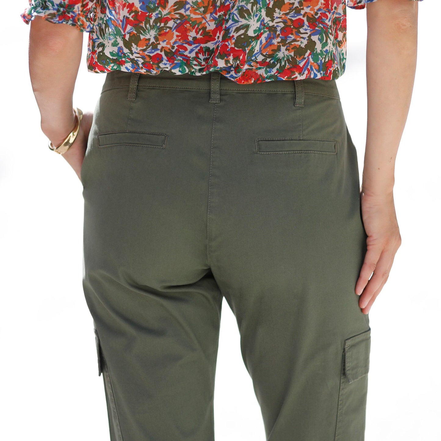 7/8th tapered cargo pants