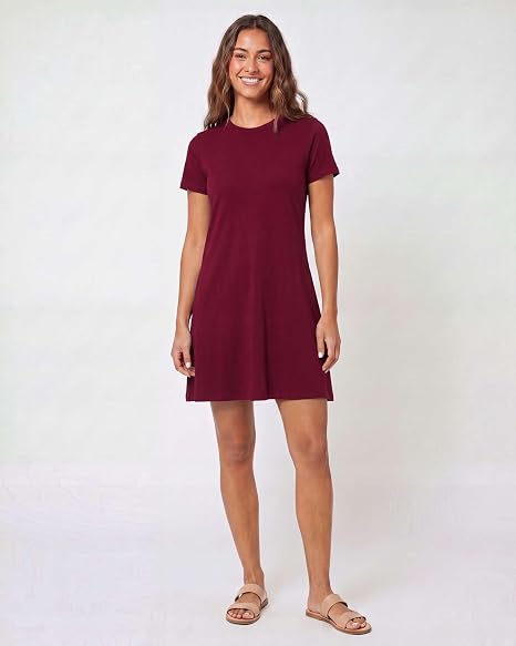Women's long t-shirt dress additional color