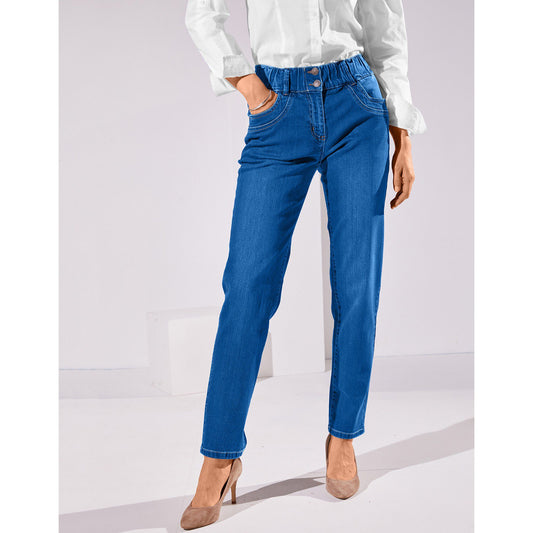 Comfortable Stretch Elasticated Mom Jeans