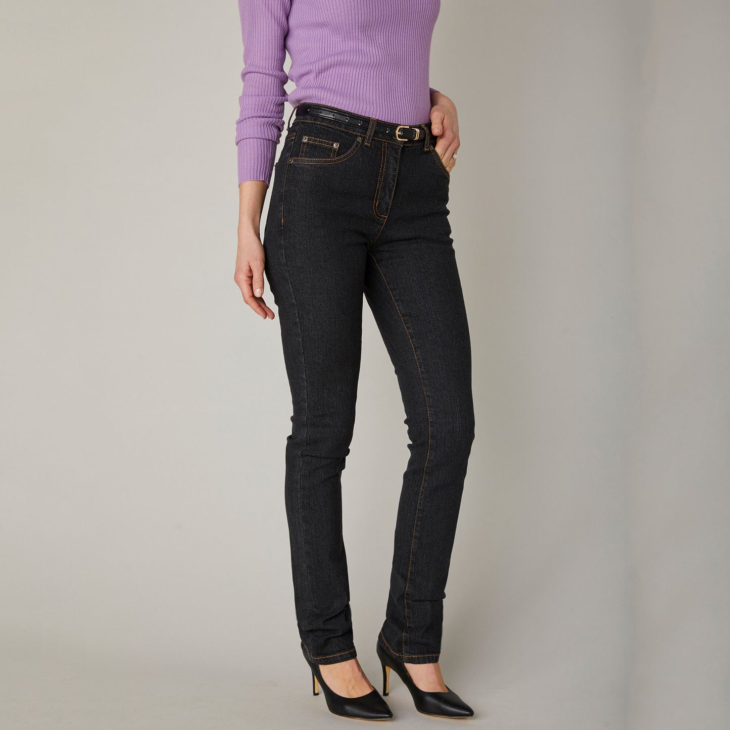 Straight Stretch Jeans for Petite Women