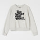 Trendy Printed Pullover Sweatshirt for Women