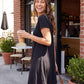 Women's long t-shirt dress additional color