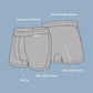 Pack of 5 Men's Ultra Soft Boxer | 100% Cotton | Anti-Irritation