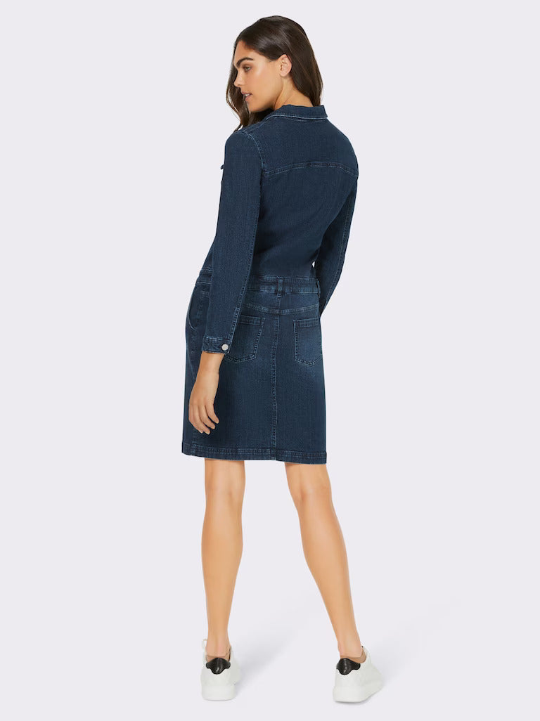 Denim 3/4 Coat for Women