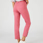 Stylish Women's 7/8th Cropped Pants with Buttoned Detail