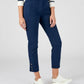 Stylish Women's 7/8th Cropped Pants with Buttoned Detail