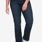 Straight fit, stretch comfort, 5-pocket - Denim Blue